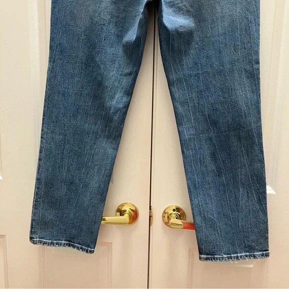 NWT Abercrombie & Fitch The Ankle Straight Ultra High Rise Curve Love Jeans 29 8